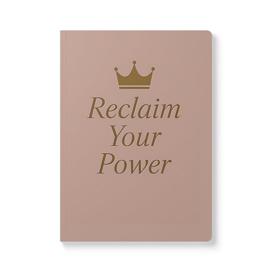 Reclaim Your Power - A blank guided Journal  for Inner Sovereignty (Rose Beige)